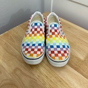Vans Rainbow checkered shoes